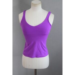 Lululemon Align Waist-Length Tank Top 2 Women's Purple Scoop Neck Bra